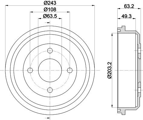 MINTEX Bremstrommel MBD022 Bremstrommeln MINTEX CR-V MBD022 günstig