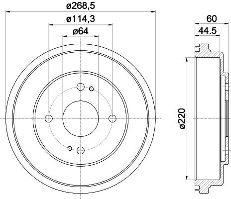 MINTEX Bremstrommel MBD122 Bremstrommeln MINTEX CR-V MBD122 günstig