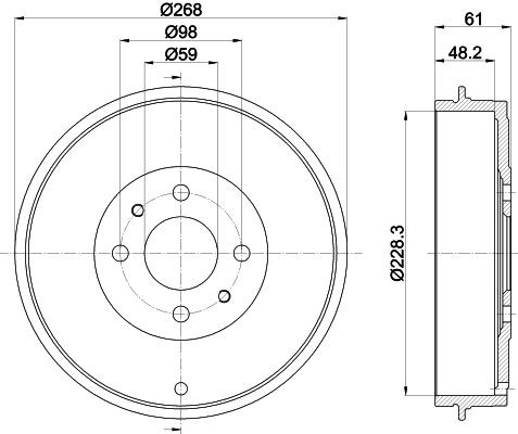 MINTEX Piduritrummel MBD219 Piduritrummel MINTEX PARTNER MBD219 odav
