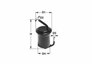 CLEAN FILTER Brandstoffilter MBNA1549 CLEAN FILTER MBNA1549 Benzinefilter van de motor MX5 NA prijs