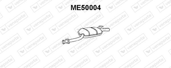 VENEPORTE Μεσαίο σιλανσιέ ME50004 ME50004 Μεσαίο σιλανσιέ MERCEDES-BENZ E-class VENEPORTE