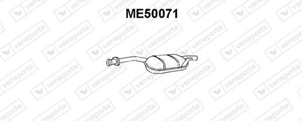 VENEPORTE Stredný tlmič výfuku ME50071 Stredný tlmič VENEPORTE 190 ME50071 lacné