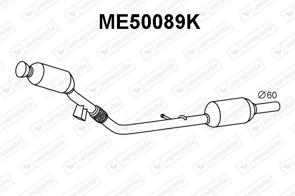 VENEPORTE Katalysator ME50089K Udstødning katalysator VENEPORTE E-klasse ME50089K billig
