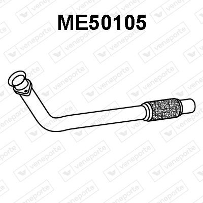 VENEPORTE Udstødningsrør ME50105 Udstødningsrør VENEPORTE Mercedes-Benz A-klasse ME50105