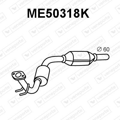 VENEPORTE Katalysator ME50318K Udstødning katalysator VENEPORTE E-klasse ME50318K billig