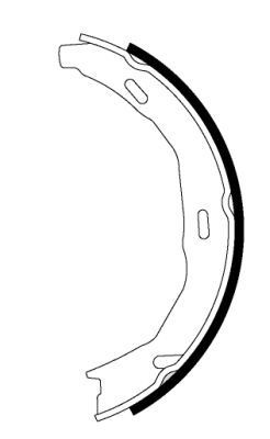 MINTEX Mâchoires de frein à main MFR618 Frein de secours MINTEX Classe S MFR618 pas cher