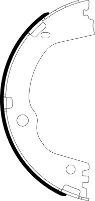 MINTEX Sada brzd. čeľustí parkov. brzdy MFR742 MFR742 Čeľustí parkovacej brzdy KIA CEE'D MINTEX