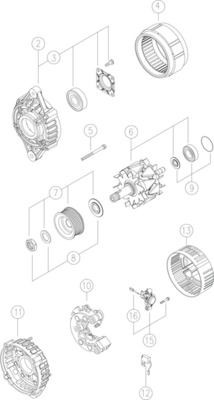 MAHLE Dynamo MG 178 Dynamo MAHLE ISUZU MG 178