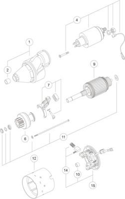 MAHLE Starter MS 414 Starter motor MAHLE LT MS 414 billig