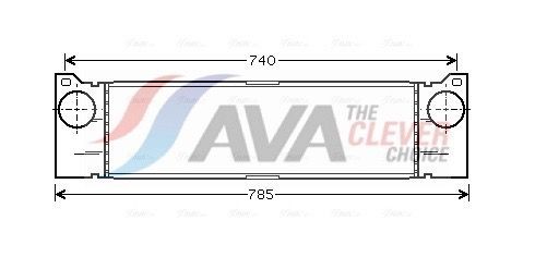 AVA COOLING SYSTEMS Vahejahuti MSA4370 Intercooler AVA COOLING SYSTEMS SLK MSA4370 odav