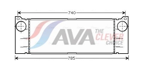 AVA COOLING SYSTEMS Intercooler MSA4371 Intercooler AVA COOLING SYSTEMS Mercedes-Benz CLS MSA4371