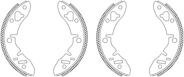 MINTEX Piduriklotside komplekt MSK003 MINTEX MSK003 Trummelpiduriklotsid ROVER Mini Hatchback odav