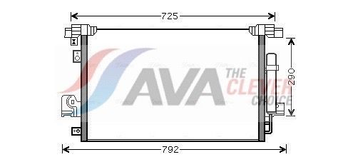 AVA COOLING SYSTEMS Klimakondensator MT5210D MT5210D AVA COOLING SYSTEMS MITSUBISHI LANCER Klimakondensator Kosten