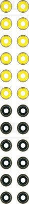 GLASER Tiivistesarja, venttiilivarsi N92997-00 N92997-00 GLASER Venttiilinvarren kumit Volkswagen LT hinta