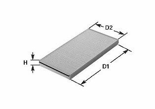 CLEAN FILTER Kupéfilter NC2120 DAIHATSU friskluftsfilter CLEAN FILTER NC2120