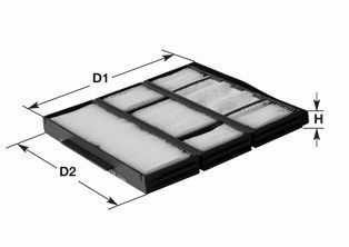 CLEAN FILTER Filter, salongiõhk NC2371 Salongifilter CLEAN FILTER BMW NC2371