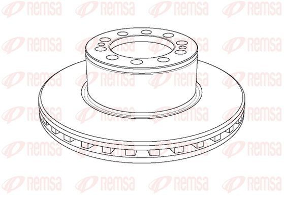 KAWE Bromsskiva NCA1157.20 NCA1157.20 KAWE bromsskivor sport MERCEDES-BENZ VITO