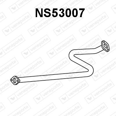VENEPORTE Výfukové potrubie NS53007 NS53007 VENEPORTE Vyfukove potrubie Nissan lacné