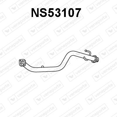 VENEPORTE Σωλήνας εξάτμισης NS53107 NS53107 Σωλήνες εξάτμισης VENEPORTE NISSAN QASHQAI