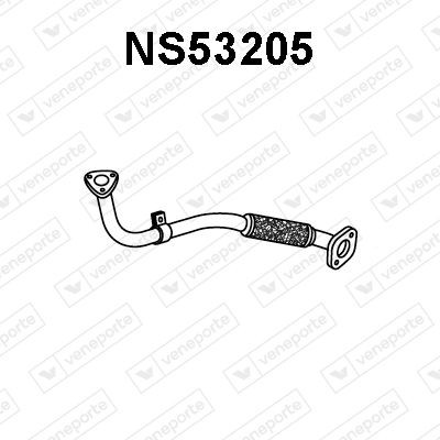 VENEPORTE Výfukové potrubie NS53205 VENEPORTE Vyfukove potrubie NISSAN NS53205