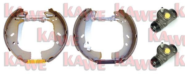 KAWE Kit ganasce freni OEK328 OEK328 costo Ganasce freno PEUGEOT 206 KAWE
