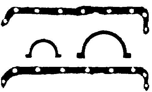 BGA Gasket Set, wet sump OK6380 BGA OK6380 Mazda 121 DA oil sump gasket replacement