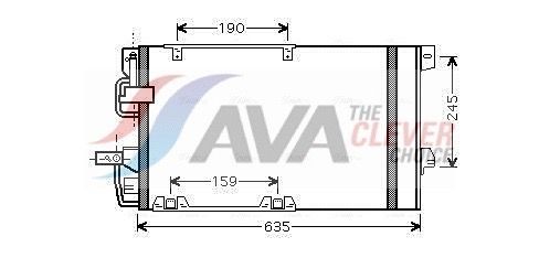 AVA COOLING SYSTEMS Συμπυκνωτής, σύστ. κλιματισμού OLA5326D OLA5326D Συμπυκνωτής CHEVROLET CAPTIVA AVA COOLING SYSTEMS