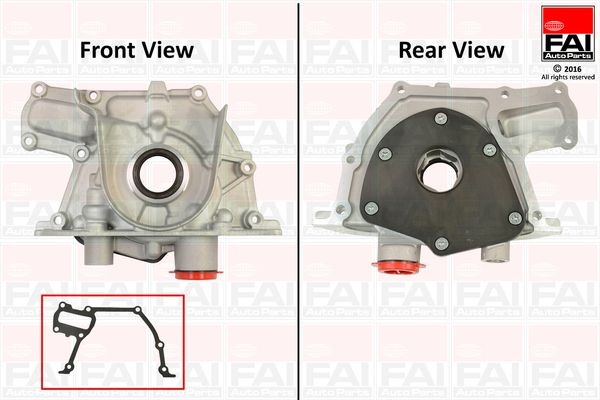 FAI AutoParts Pompa olio OP317 FAI AutoParts OP317 costo Pompa olio Saab 9-5 YS3G originale