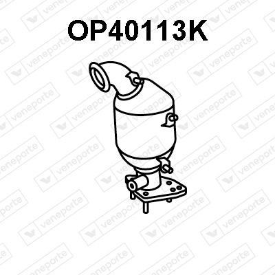 VENEPORTE Katalysator OP40113K Universele katalysator VENEPORTE DUCATO OP40113K goedkoop