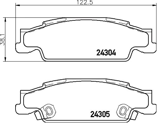 BREMBO Brake pad set P 09 007 BREMBO P 09 007 CADILLAC CTS I Saloon (GMX320) rear brake pad replacement