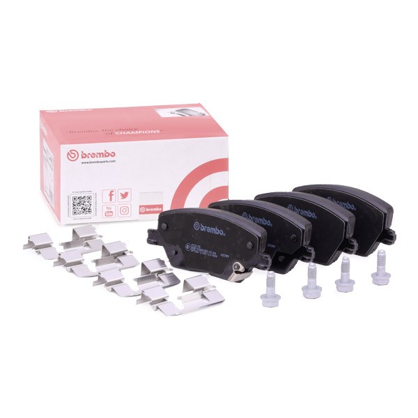 BREMBO Bremseklosser P 23 170 BREMBO P 23 170 Bremseklosser DODGE Neon III Sedan 1.6 112 hk 2016