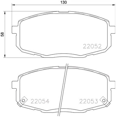 BREMBO Piduriklotsid P 30 077 BREMBO P 30 077 Pidurikattekomplekt, ketaspidur Elantra IV Kombi (HD) originaal hind