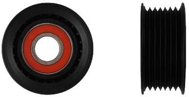 DENCKERMANN Rolo tensor, correia trapezoidal estriada P200026 DENCKERMANN P200026 Polia de retorno correia trapezoidal estriada Golf 3 Carrinha preço