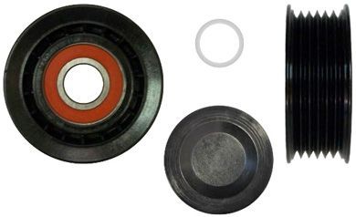 DENCKERMANN Geleiderol / omdraairol v-snaren P300001 BMW 7-serie Geleiderol poly v-riem DENCKERMANN P300001