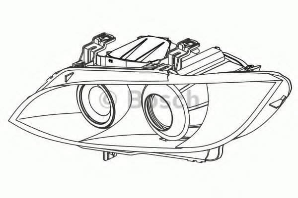 BOSCH Frontlykter 1 307 022 629 Frontlykter BOSCH Skoda ROOMSTER 1 307 022 629