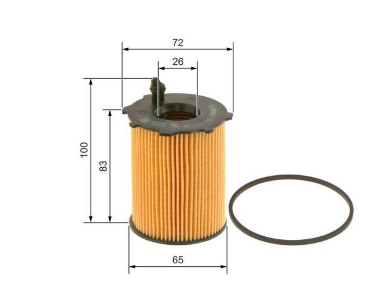 BOSCH Φίλτρο λαδιού 1 457 429 238 BOSCH 1 457 429 238 Φίλτρο λαδιού PEUGEOT 3008 (T8) σε χαμηλές τιμές