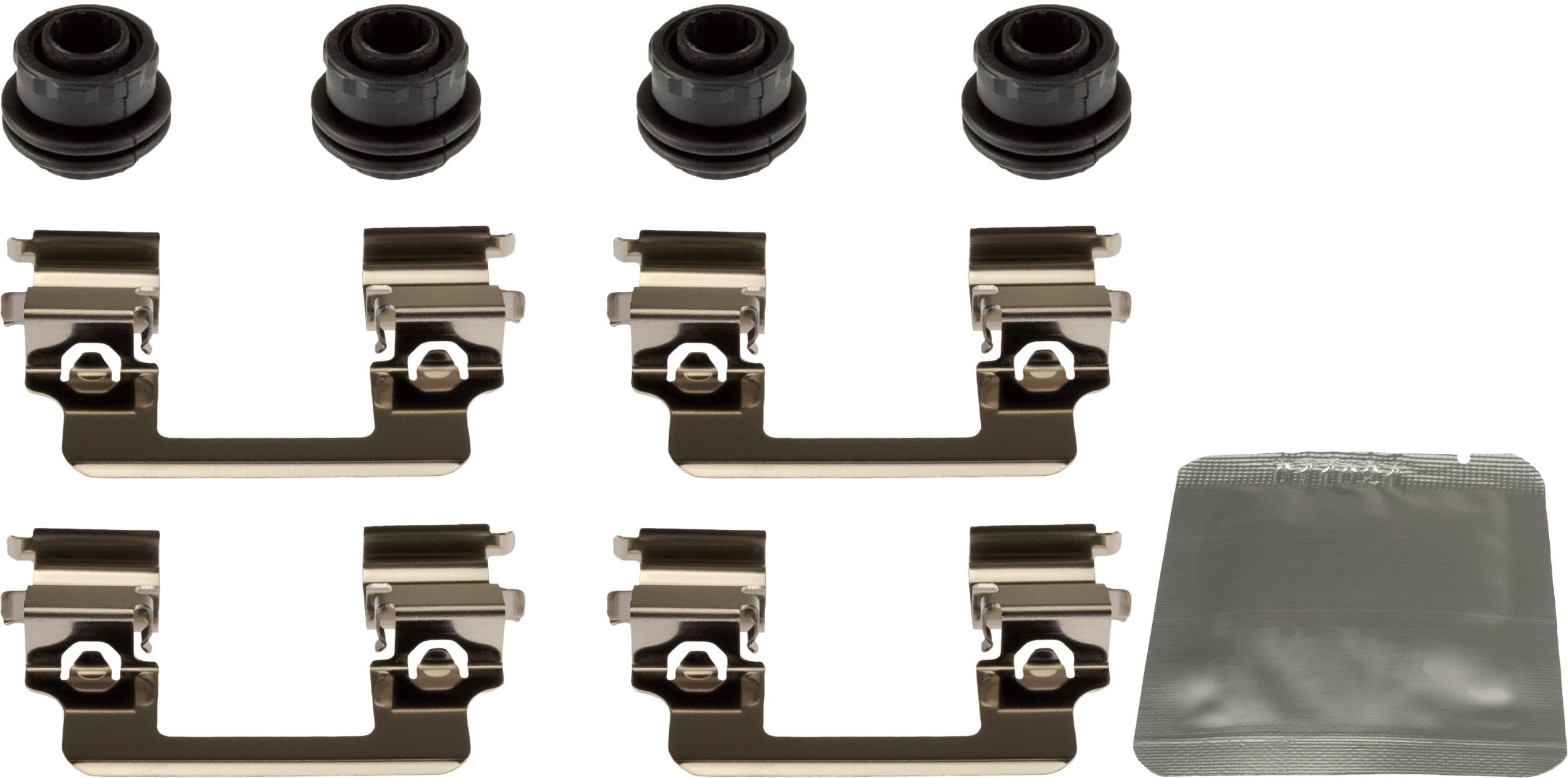 TRW Accessory Kit, disc brake pads PFK753 SUBARU TRW brake pad fitting kit PFK753