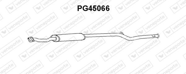 VENEPORTE Middle silencer PG45066 PG45066 VENEPORTE middle exhaust for PEUGEOT