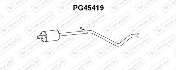 VENEPORTE Fremre eksospotte PG45419 Forreste lyddemper VENEPORTE C4 PG45419 billige