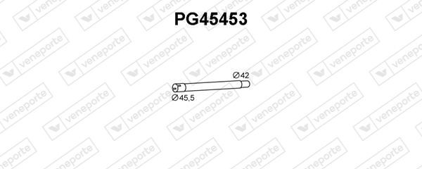 VENEPORTE Tubo riparazione, Catalizzatore PG45453 PG45453 VENEPORTE Tubo gas scarico CITROËN prezzo