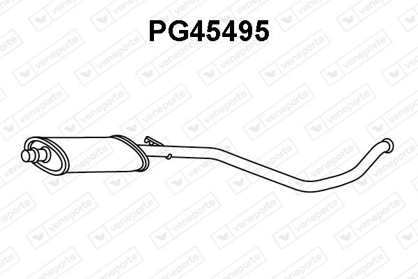 VENEPORTE Πρώτο σιλανσιέ PG45495 Πρώτο σιλανσιέ VENEPORTE Peugeot 307 PG45495