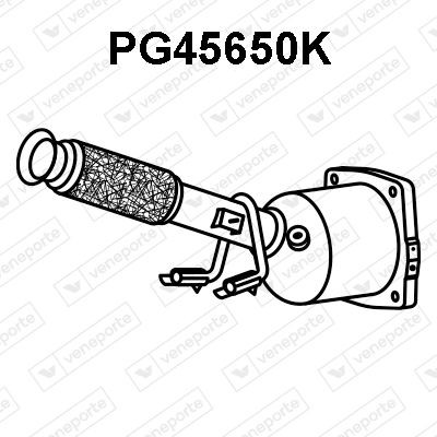 VENEPORTE Catalyseur PG45650K PG45650K VENEPORTE Pré catalyseur Peugeot pas cher