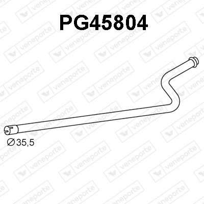 VENEPORTE Tuyau d'échappement PG45804 Tuyau d'échappement VENEPORTE XSARA PG45804 pas cher