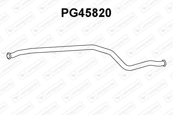 VENEPORTE Σωλήνας εξάτμισης PG45820 Εξατμισεισ VENEPORTE Peugeot BOXER PG45820