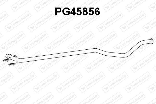 VENEPORTE Heitgaasitoru PG45856 Väljalasketoru PEUGEOT VENEPORTE PG45856