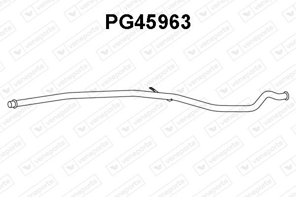 VENEPORTE Heitgaasitoru PG45963 Väljalasketoru PEUGEOT VENEPORTE PG45963