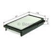 BOSCH | Filtro de ar 1 457 433 950 para HONDA Accord IV Sedan (CB) baratas online