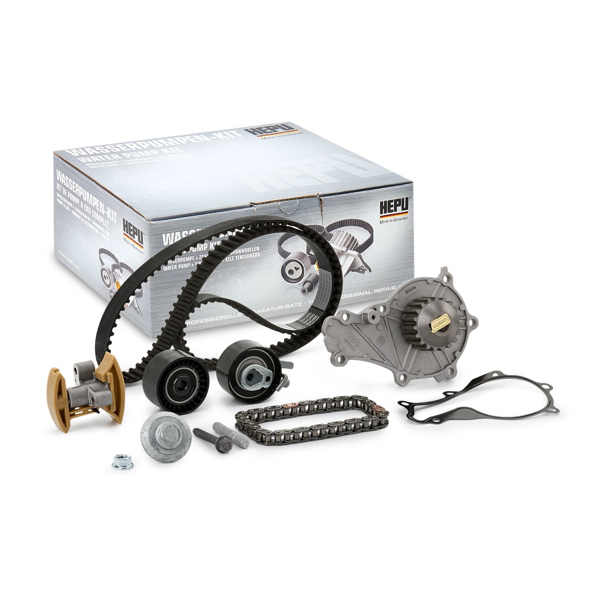 HEPU Distributieriem set + waterpomp PK08030XT Peugeot 407 Distributieset HEPU PK08030XT