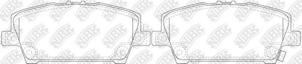 NiBK Jarrupalat, levyjarru PN8866 PN8866 NiBK Jarrupalat Skoda YETI hinta