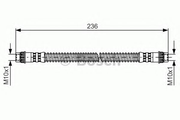 BOSCH Ελαστικός σωλήνας φρένων 1 987 476 148 BOSCH 1 987 476 148 Ελαστικός σωλήνας φρένων Peugeot 106 1A 1C φθηνά